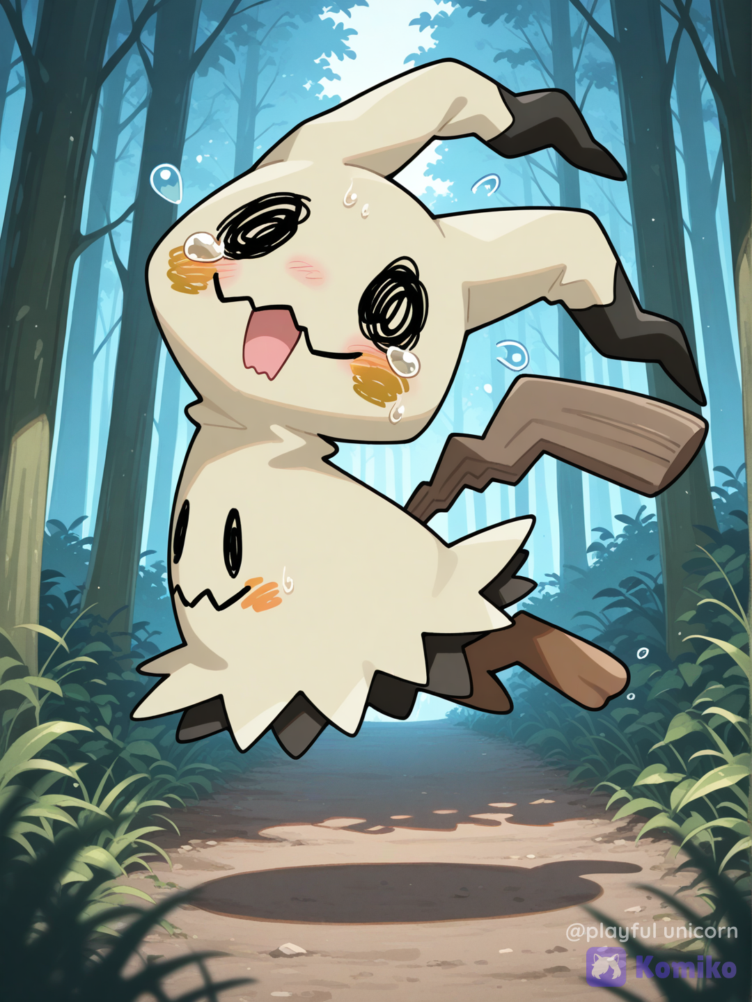 Run, there is a ghost near