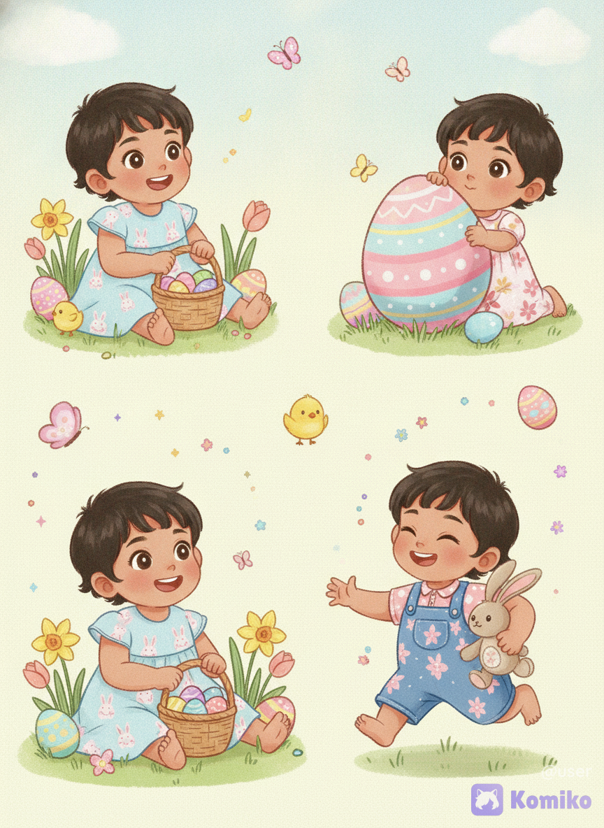 Easter Cuties & Bunny Hugs 🐰🥚🌸