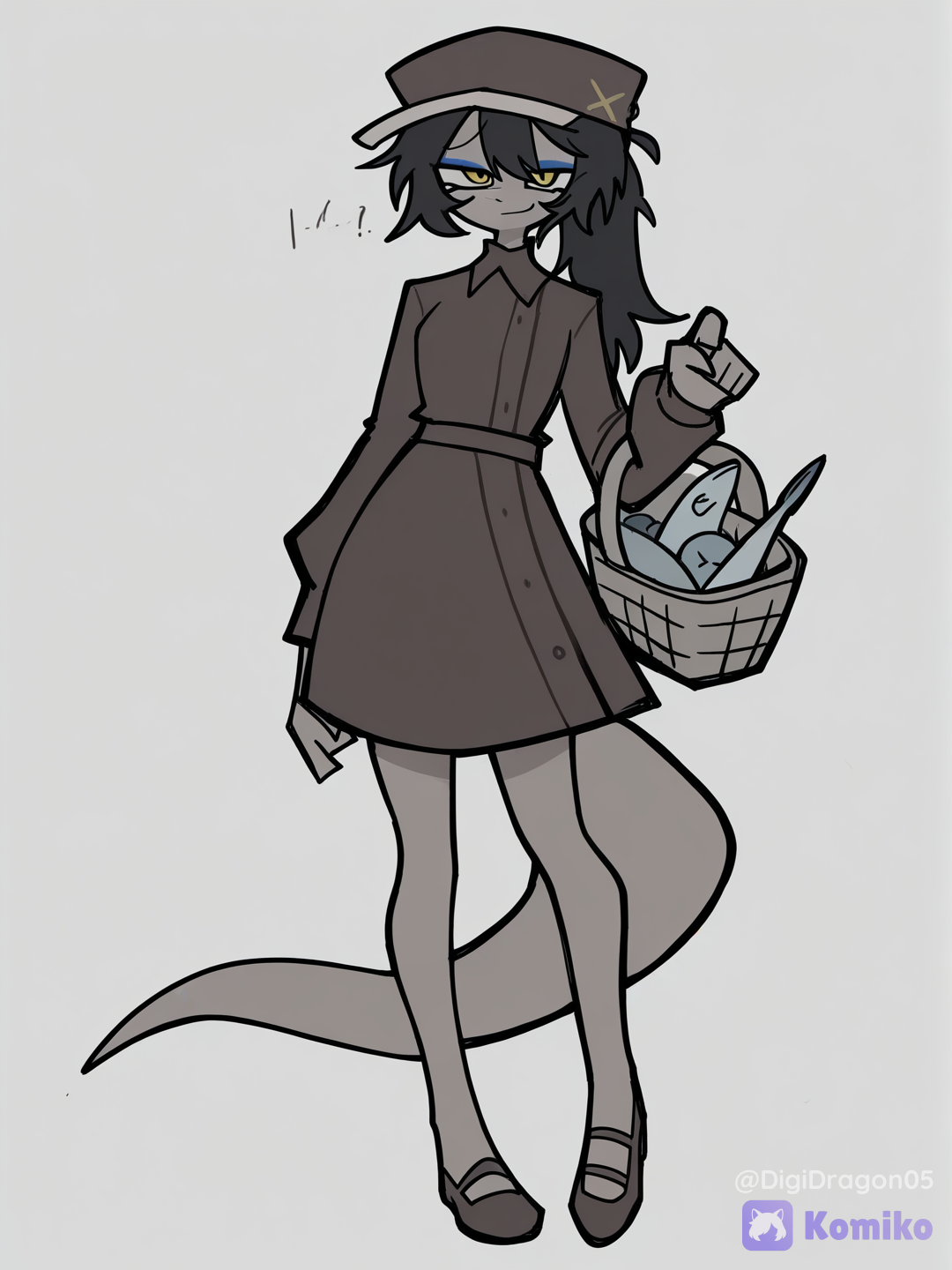 Otter fisher lady