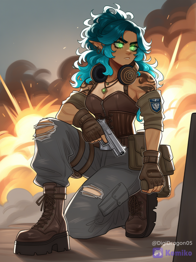 Army Commander and her Tiny Soldiers