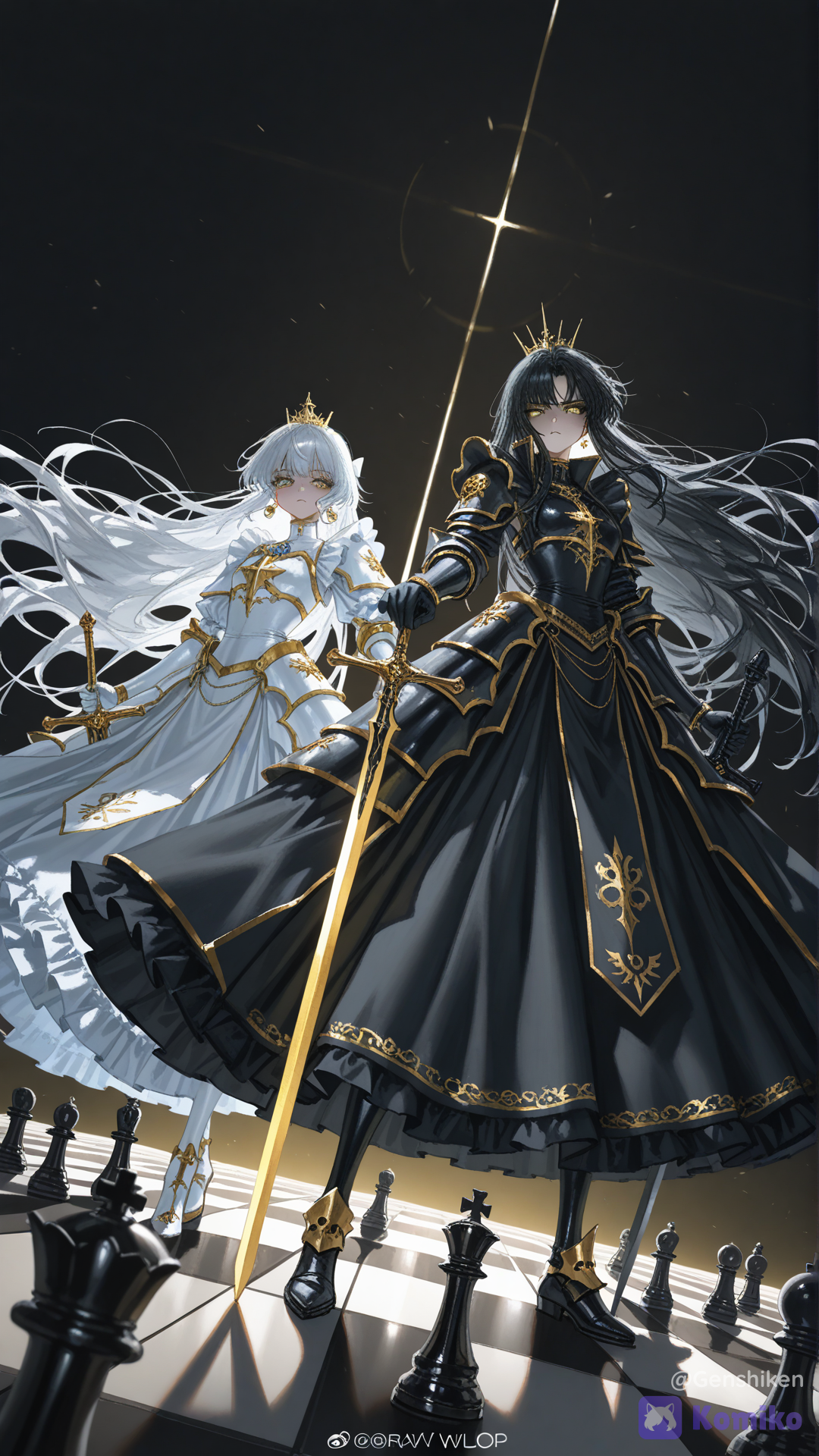Chess queens 
