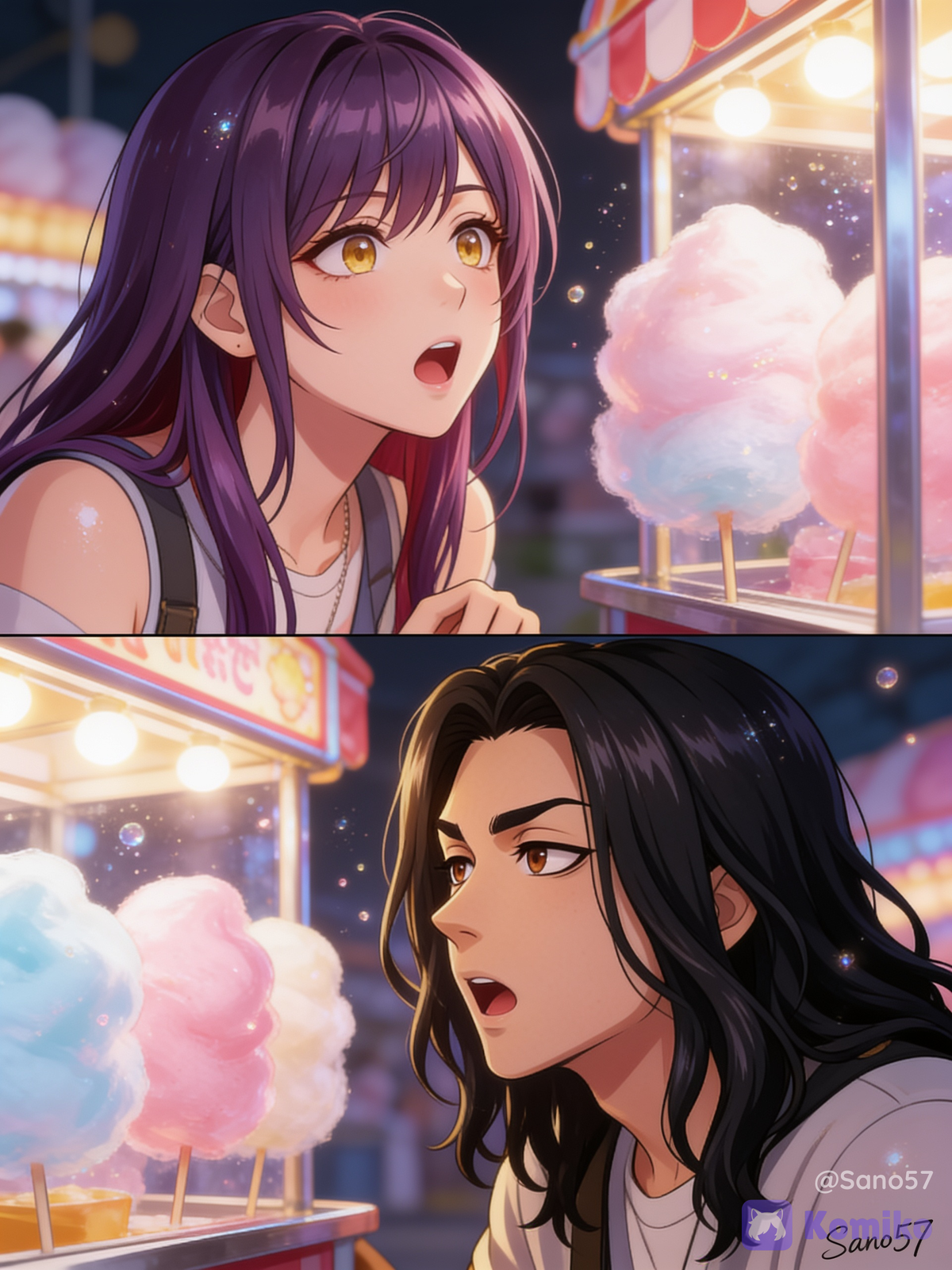Baji and oc Krystal