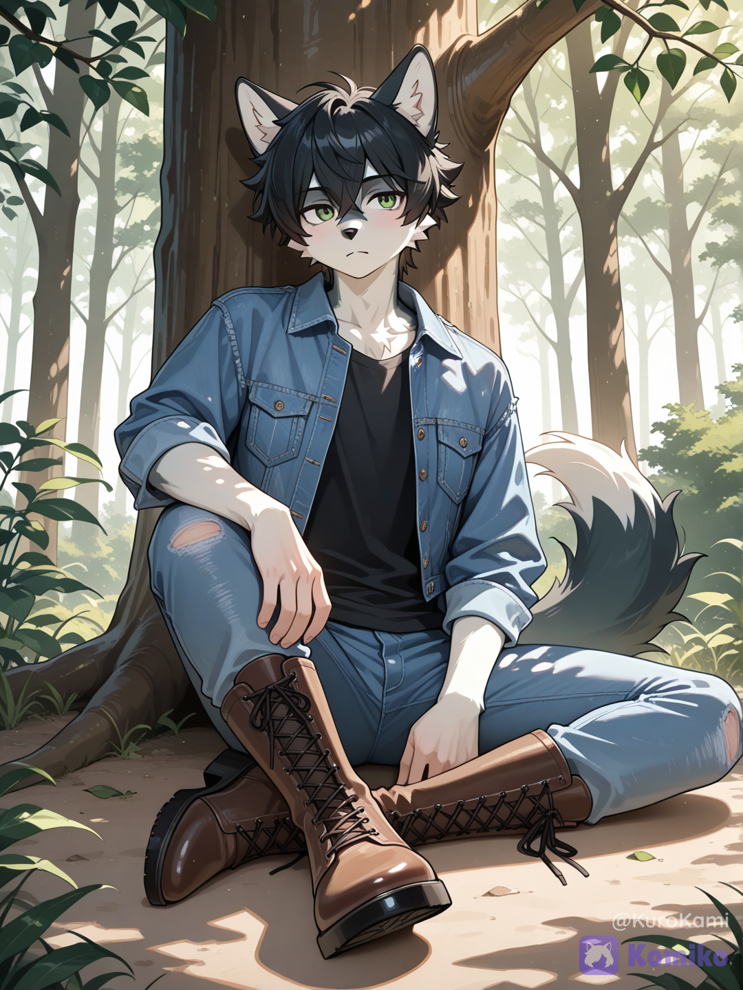 Alone with nature.