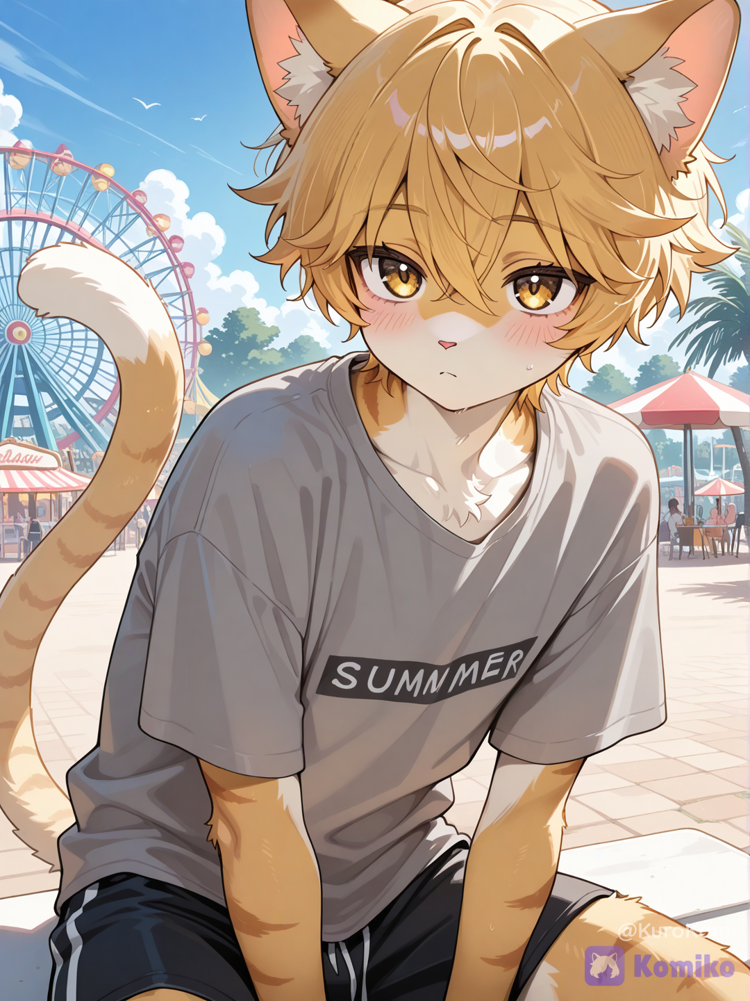 The cat who was waiting just for you