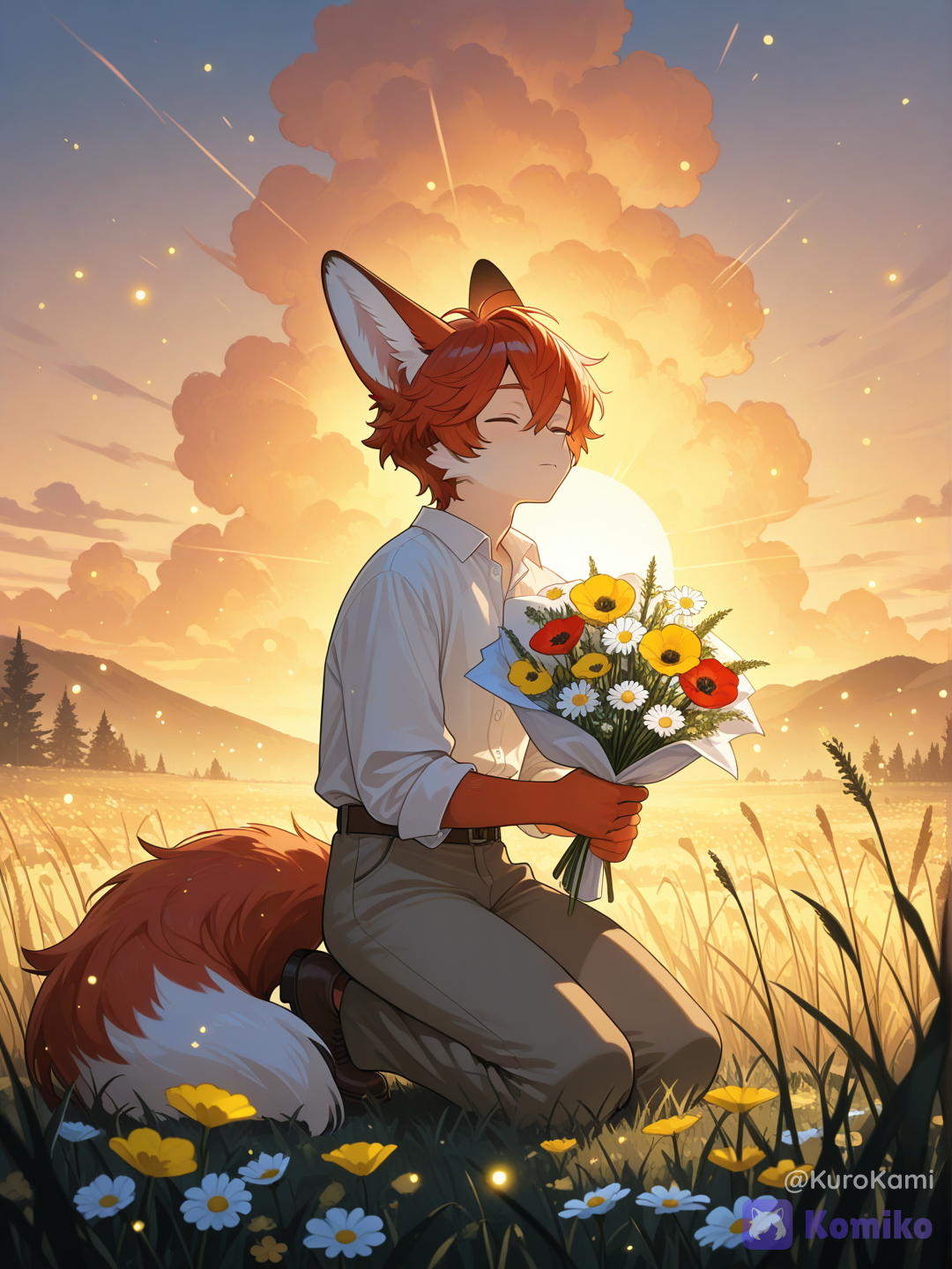 A bouquet for you.