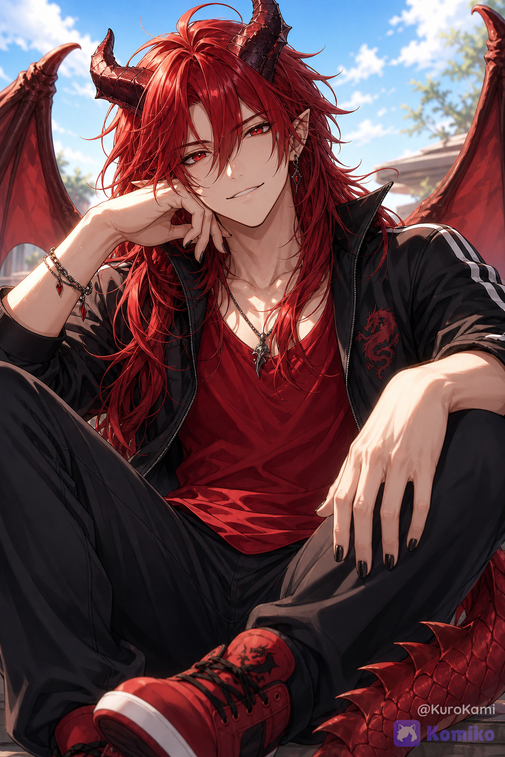 The Scarlet Rebel.