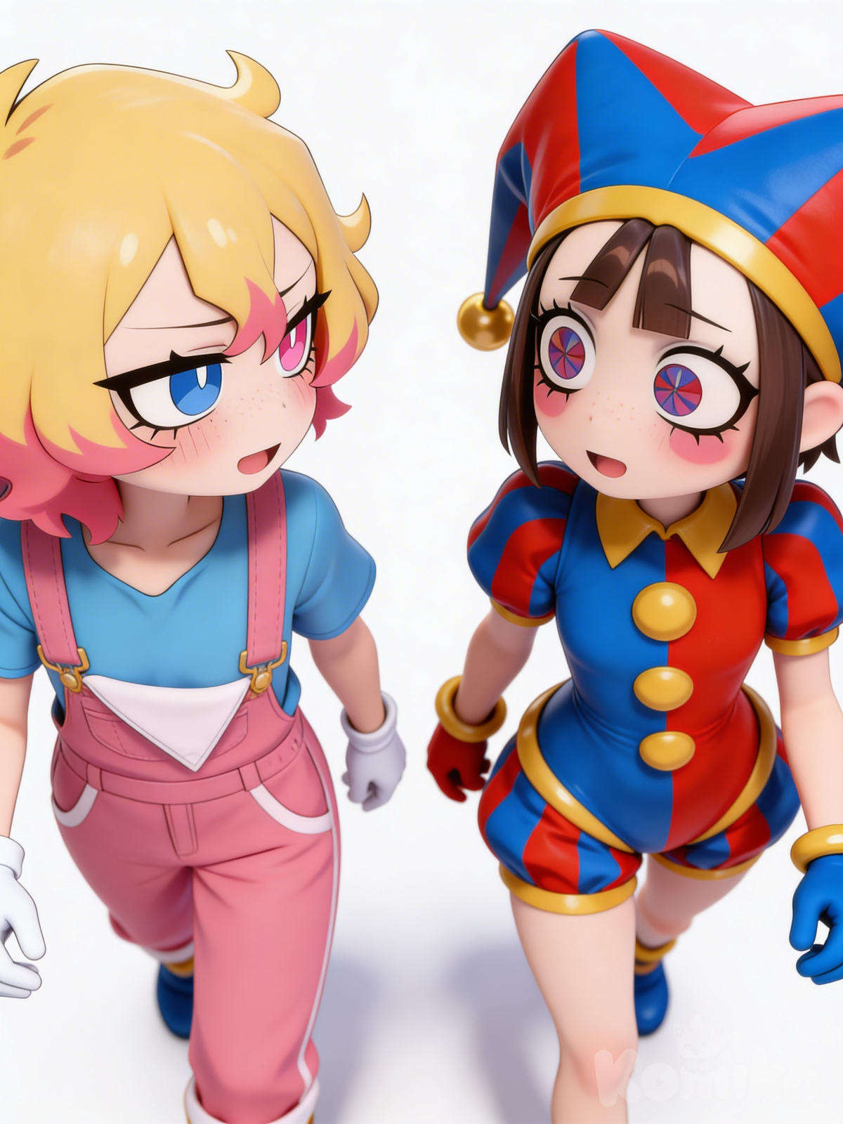 Pomni and Posie