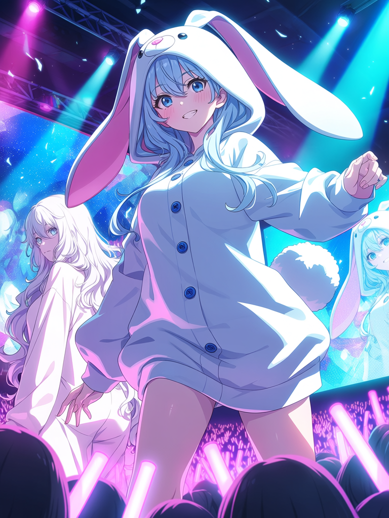 Collab with my friend for idol event (GenshinKid), bro generate 12th times =/