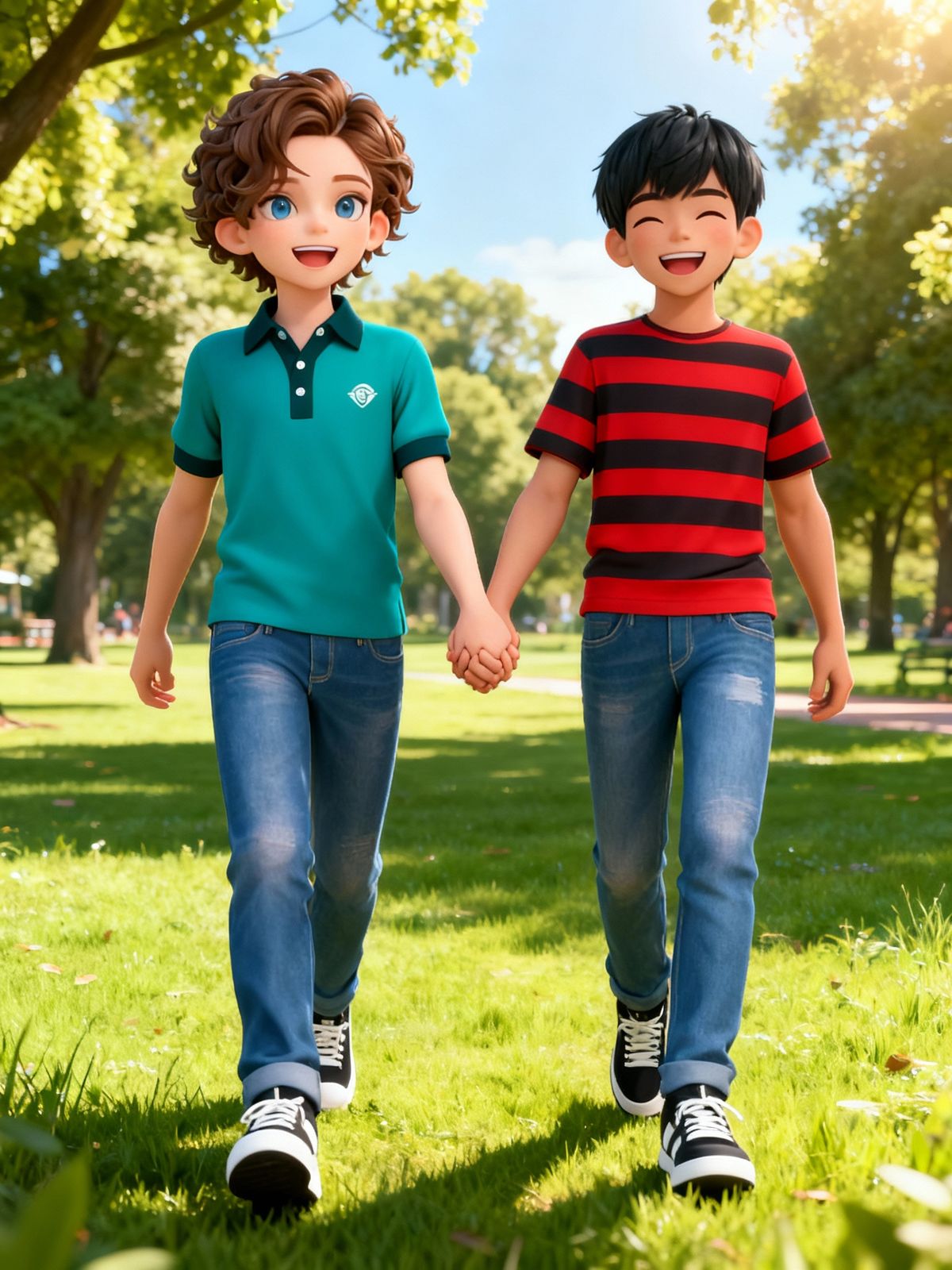 Justin and Sanjay