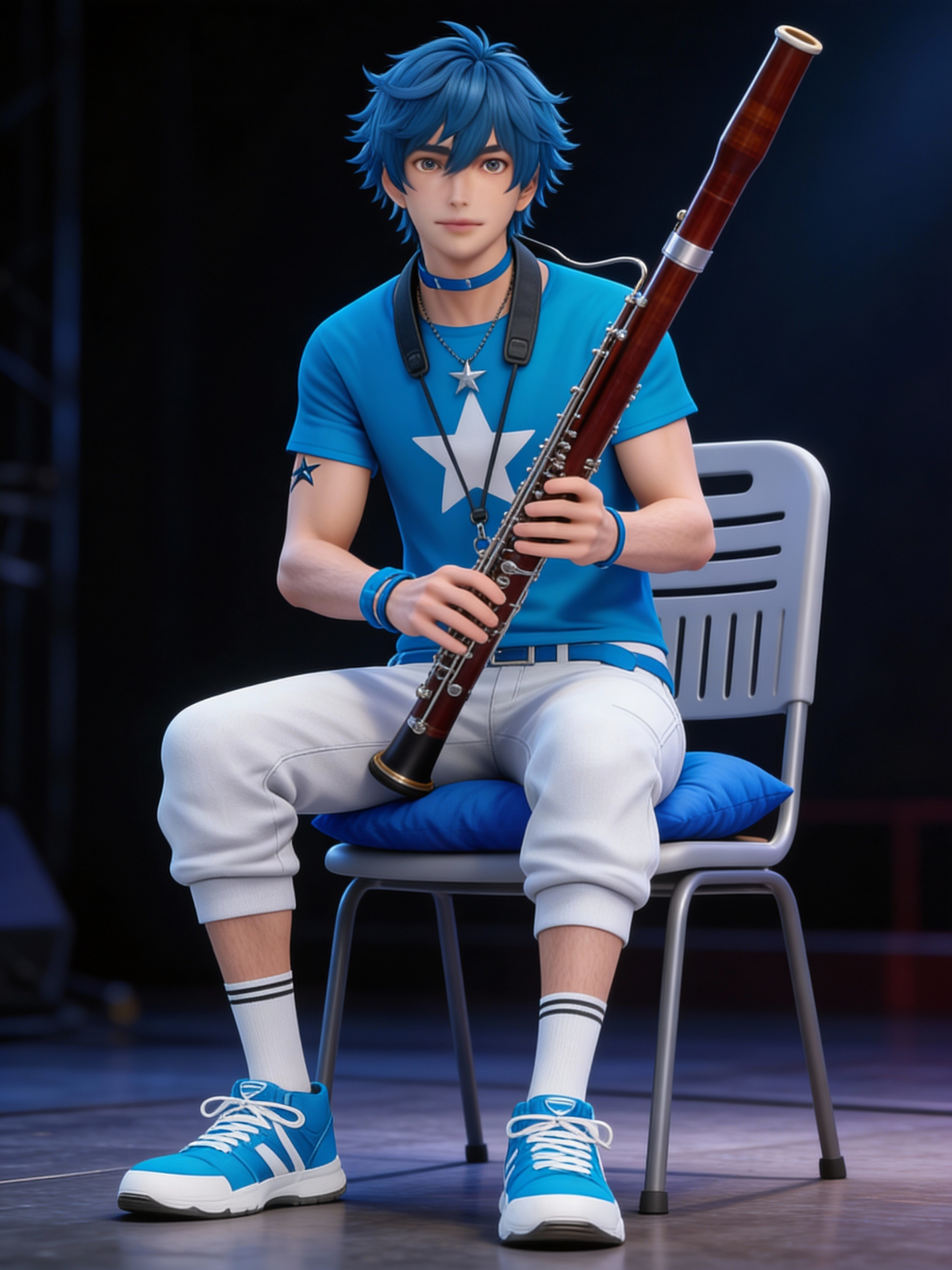 Taylor with a Bassoon
