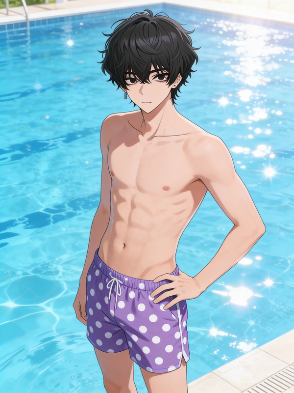 Zayn in swimwear