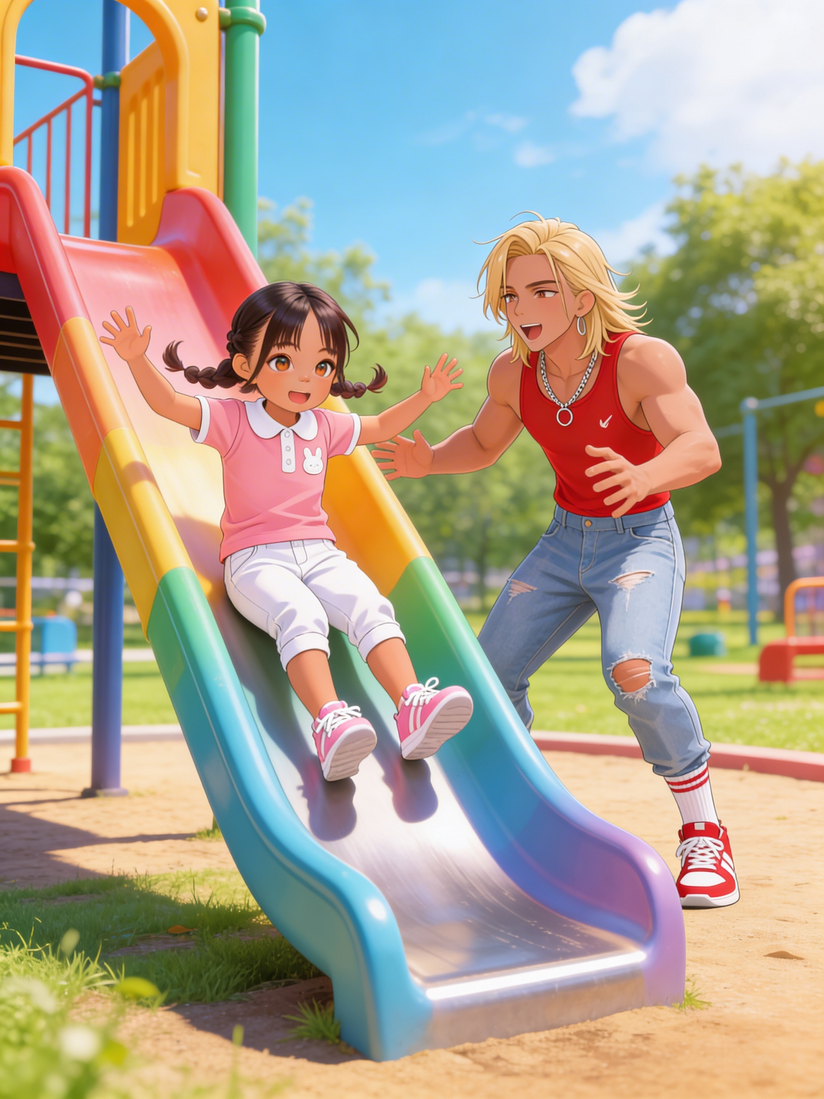 Father/Daughter, park day