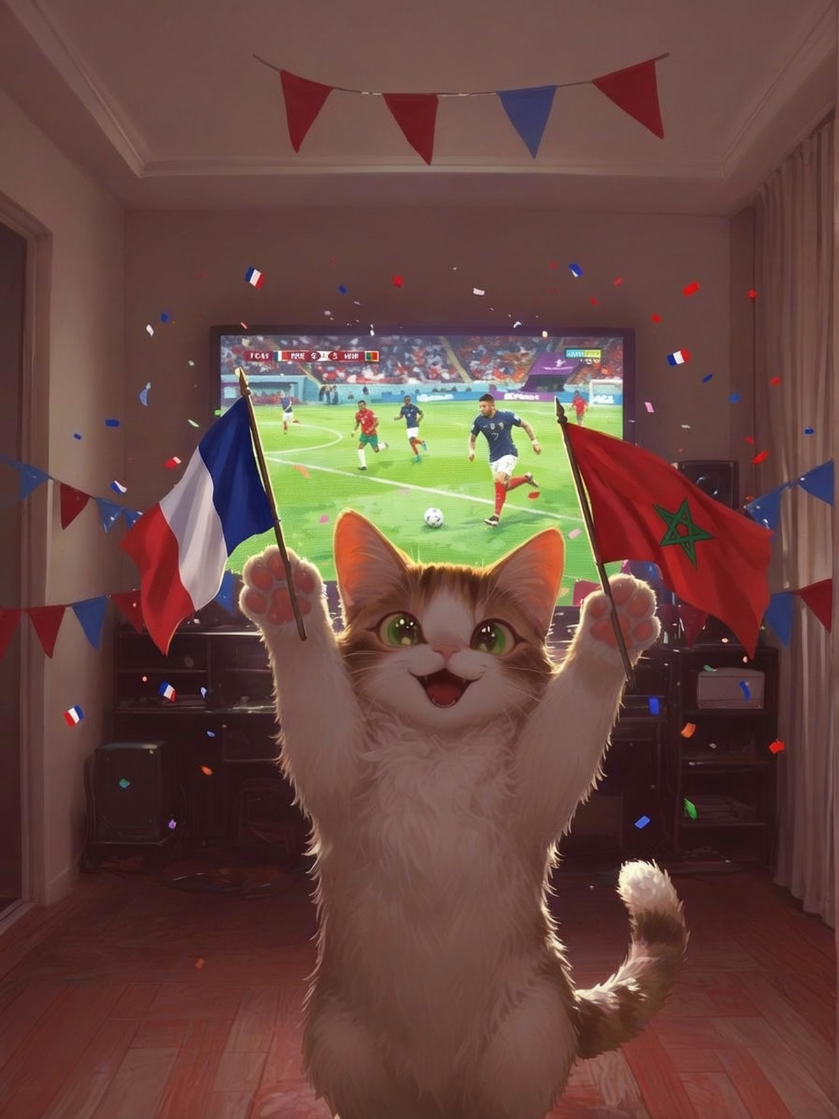 Two friendly nations, only one winner 🇫🇷🇲🇦