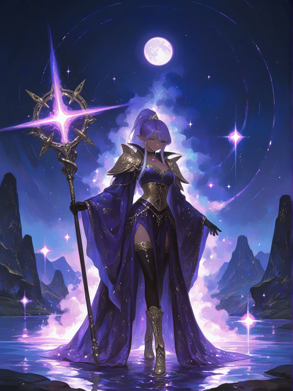 Introducing Joone, the Dark Elf Witch 🖤✨