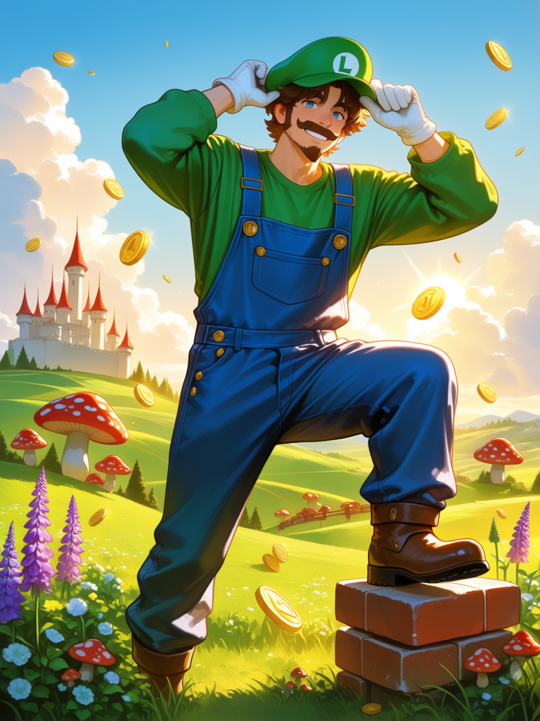 A Hero’s Journey Through the Mushroom Kingdom 🍄💚💛