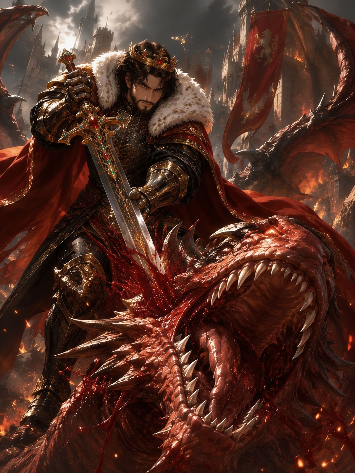 No Beast… No Dragon… Shall Break My Kingdom! 👑🗡️