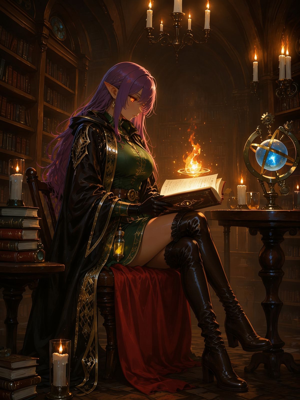 Lilith Flameheart — Royal Alchemist of the Kingdom