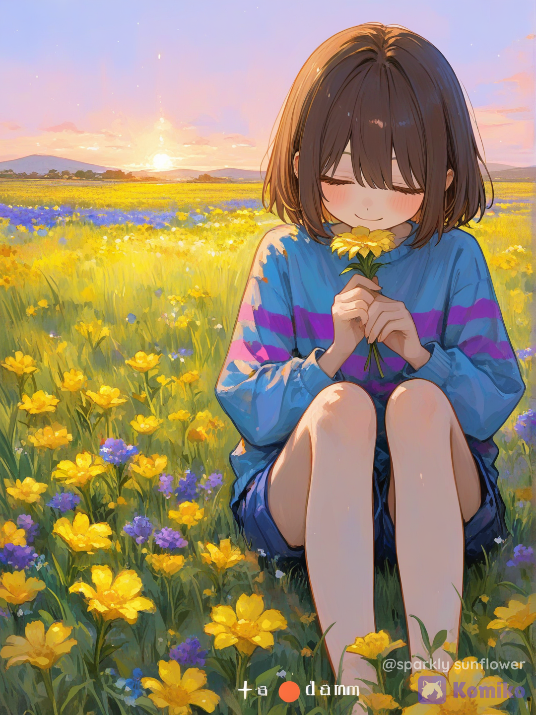 Frisk and flowers