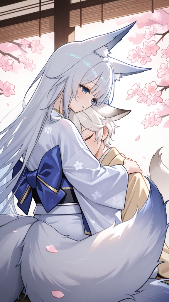 Loving mother embrace