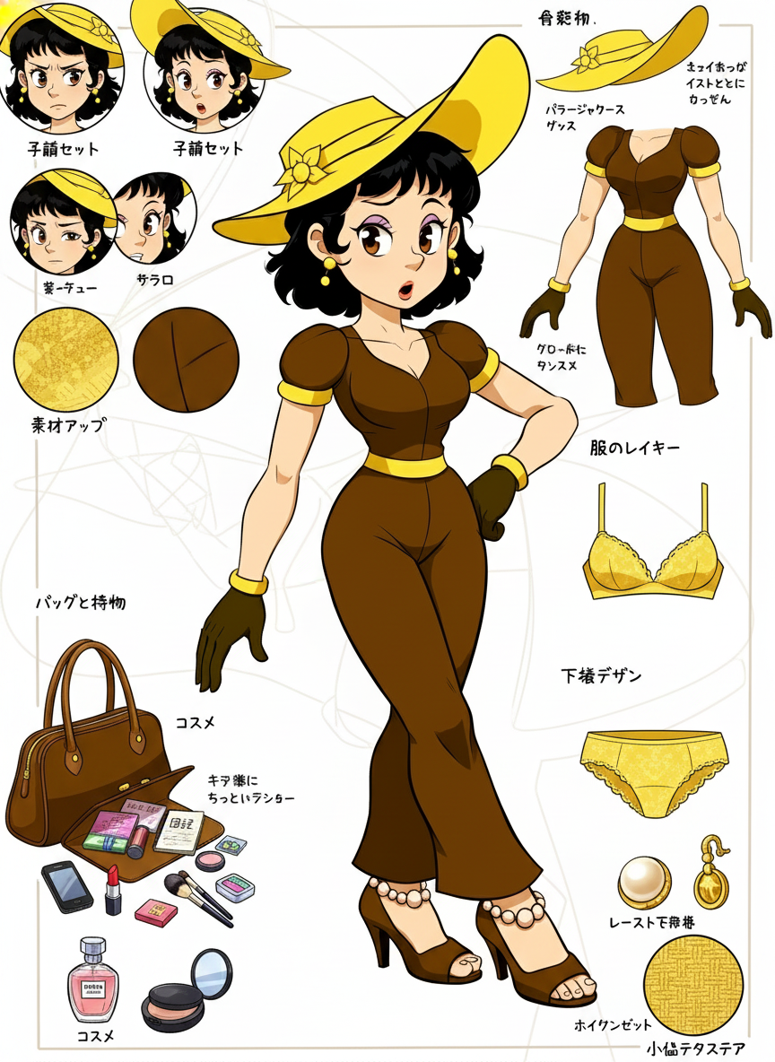 Amelia gold OC breakdown