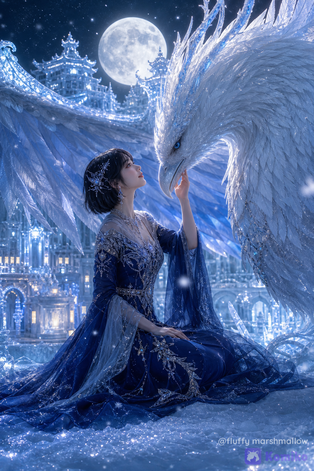 The Ice Queen and her spirit animal