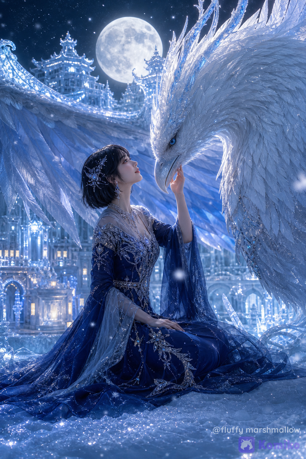 The Ice Queen and her spirit animal