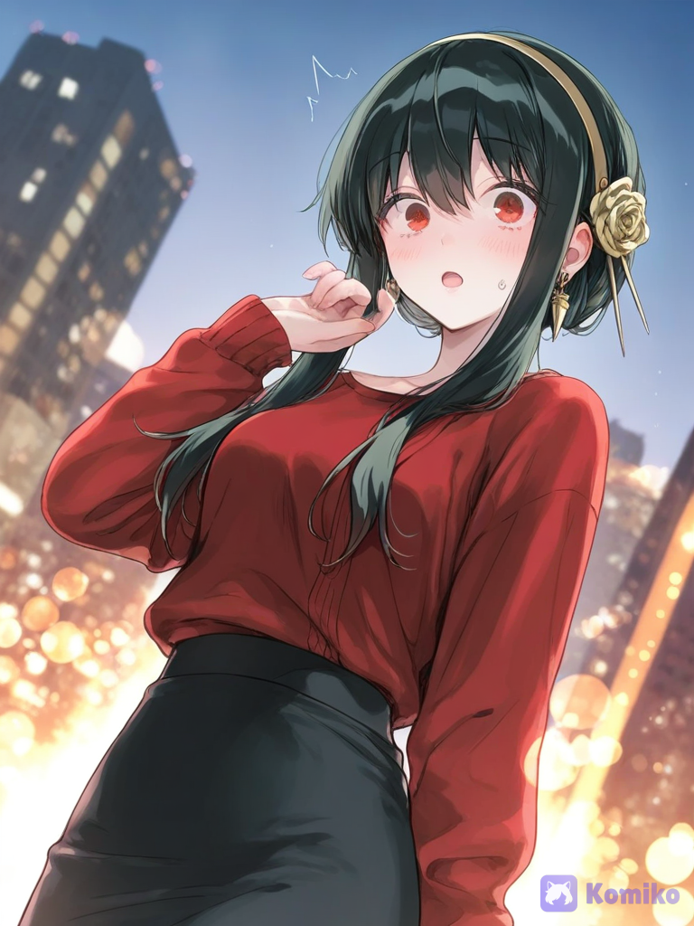 "What are you doing here?"