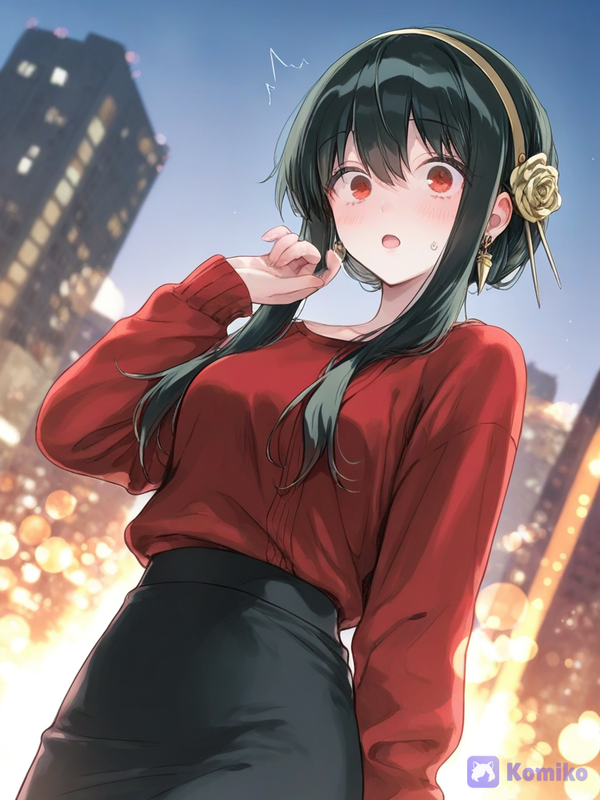 "What are you doing here?"