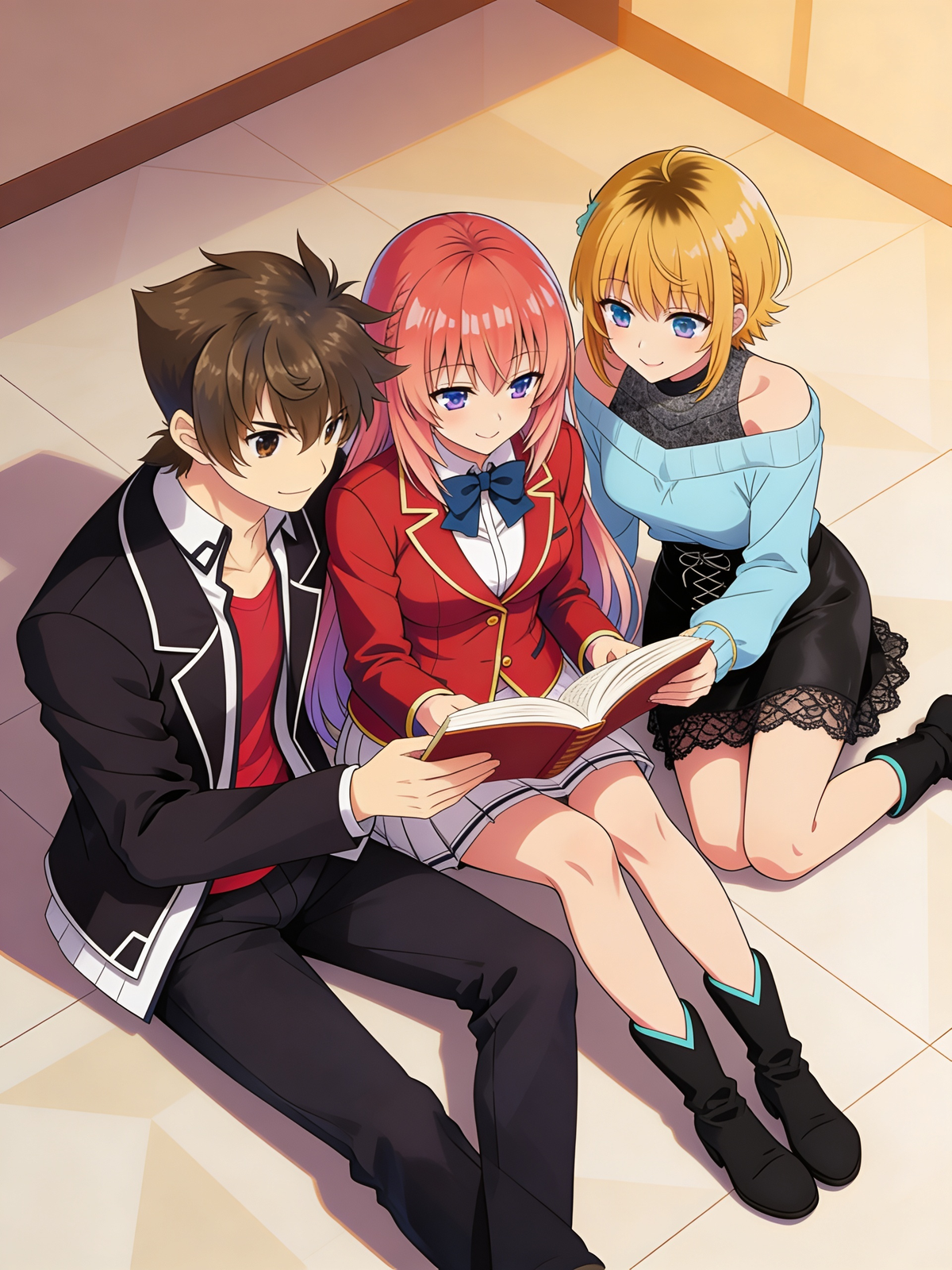 Lectura de 3, Issei x Mem-cho y Honami