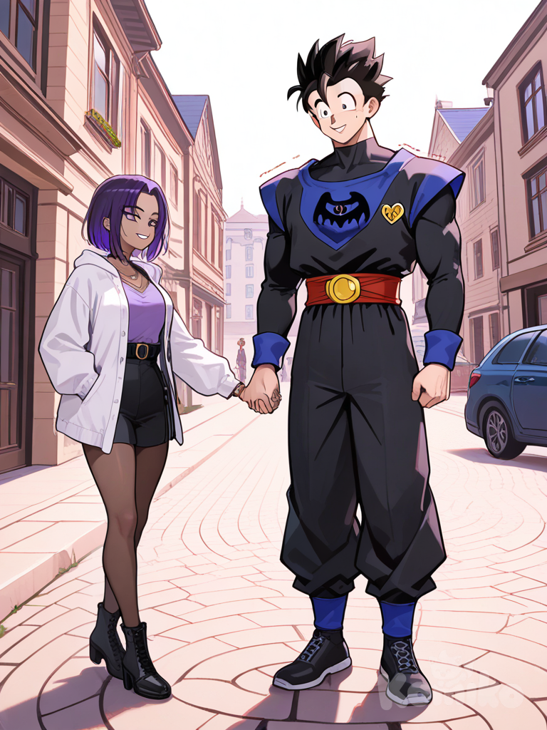 Gohan conoce a Raven