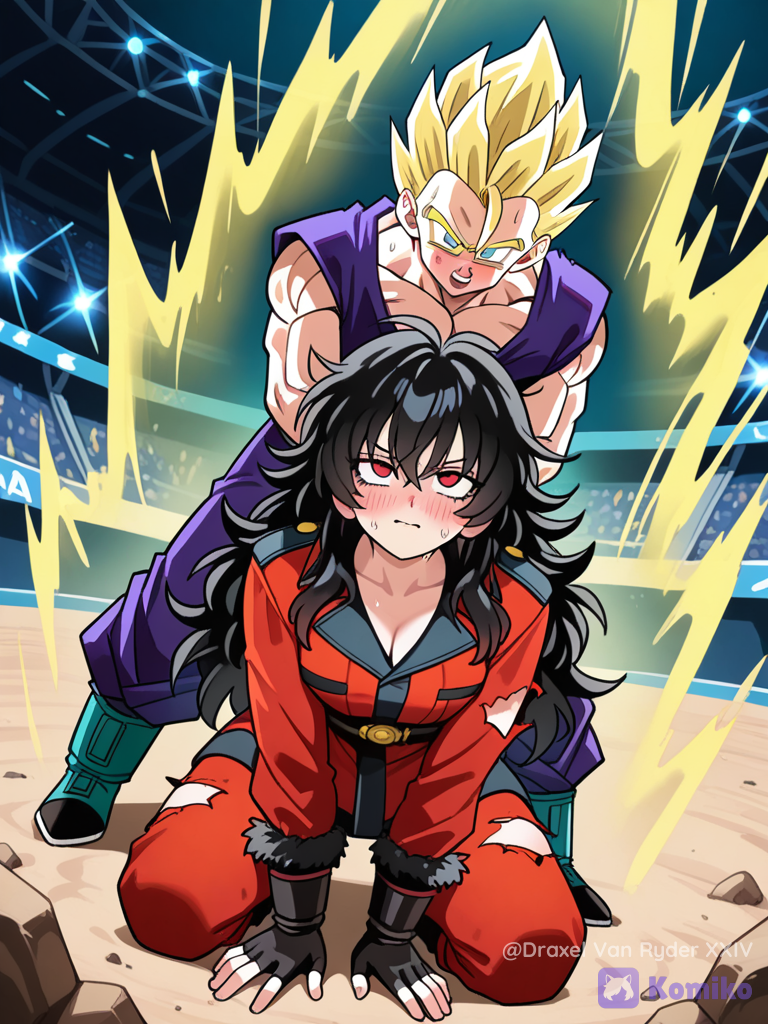 Raven Branwen acepta su derrota ante Gohan en super sayajin 2