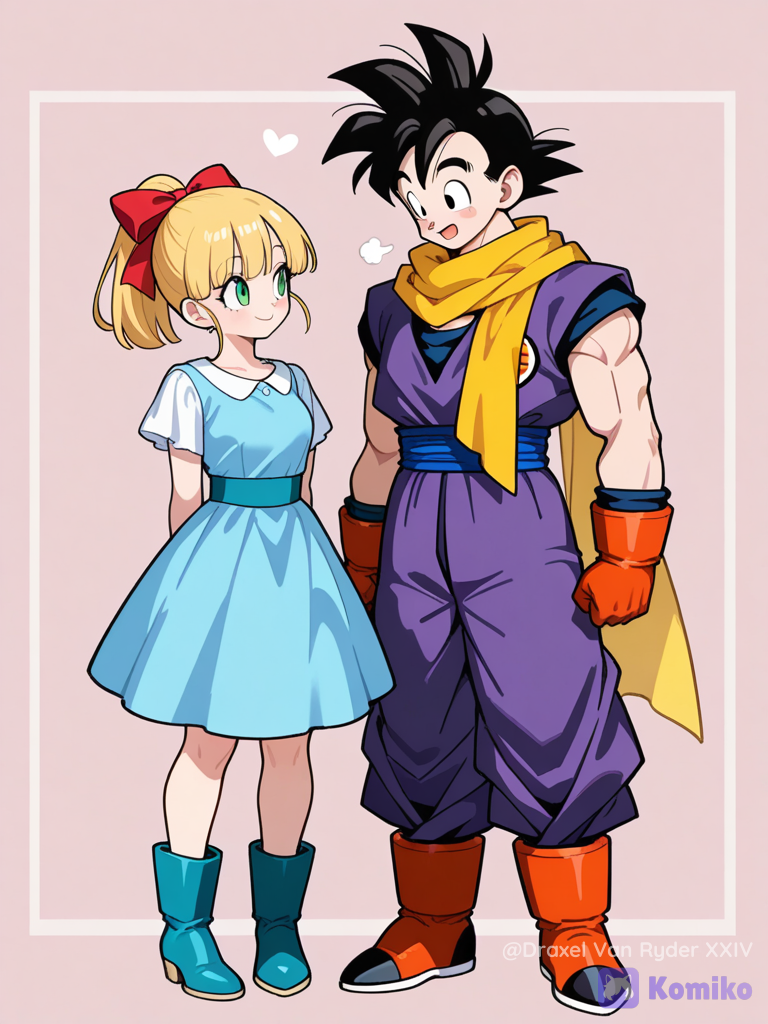 Gohan conociendo a Roll