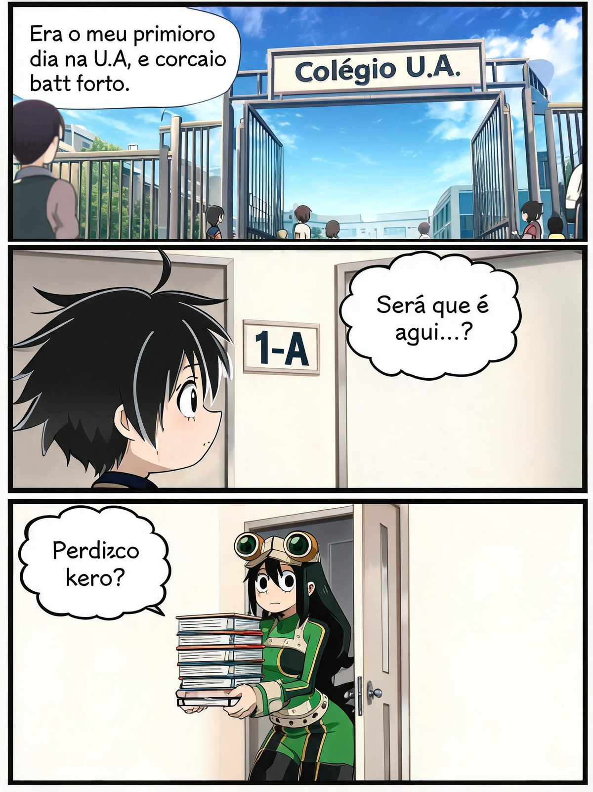 Draxel Van Ryder (My Oc) Conociendo a Tsuyu Asui