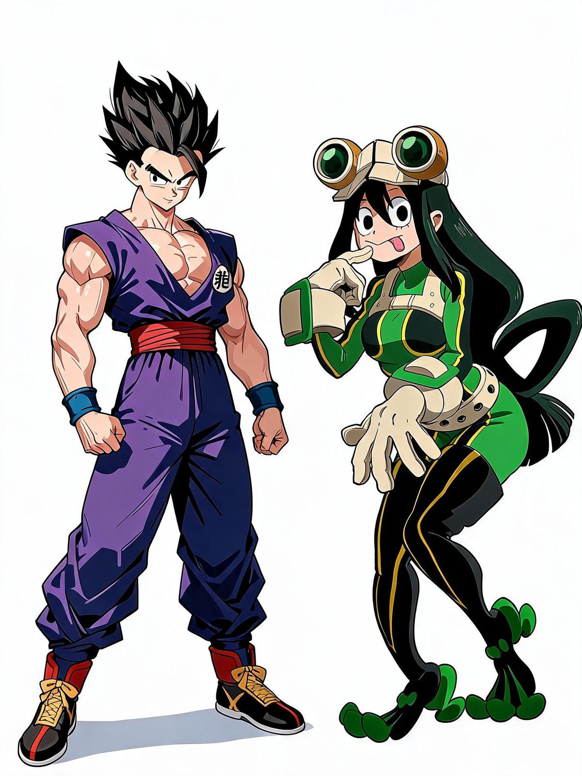 Una nueva aventura de Gohan y Tsuyu Asui