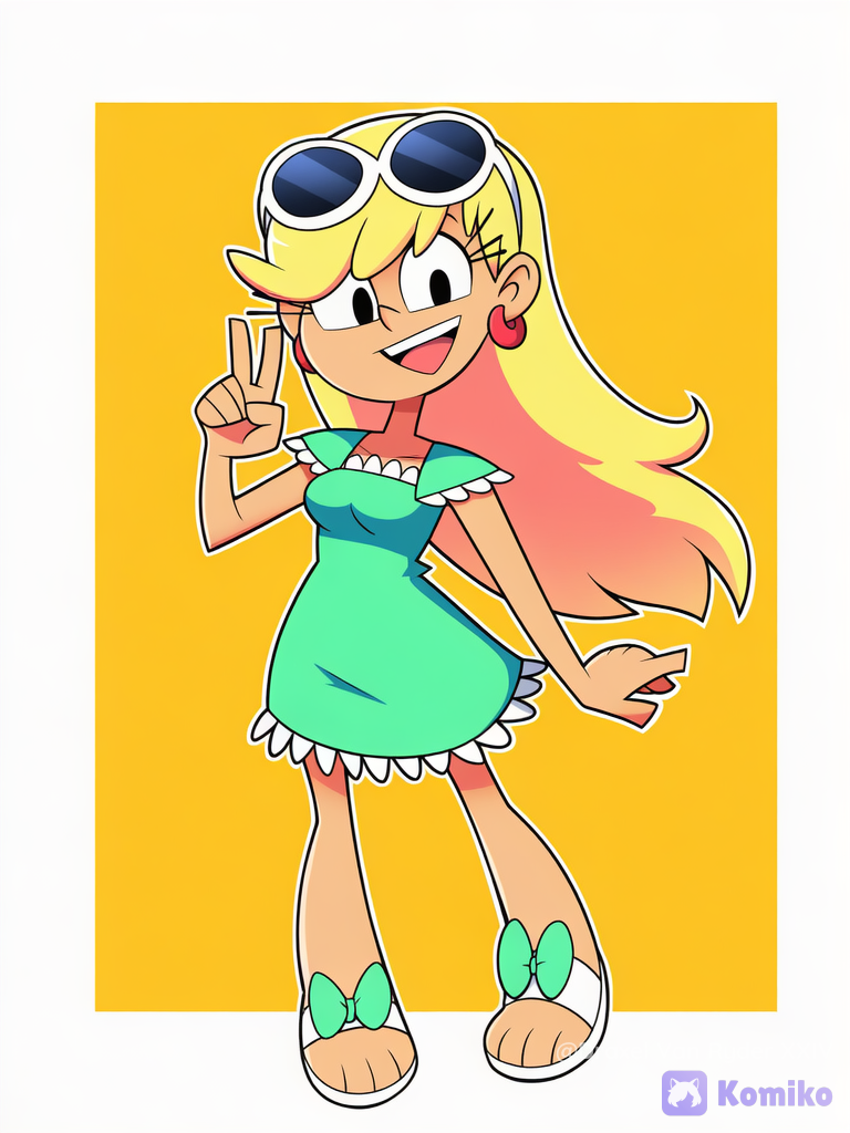 Leni Loud, una chica muy optimista