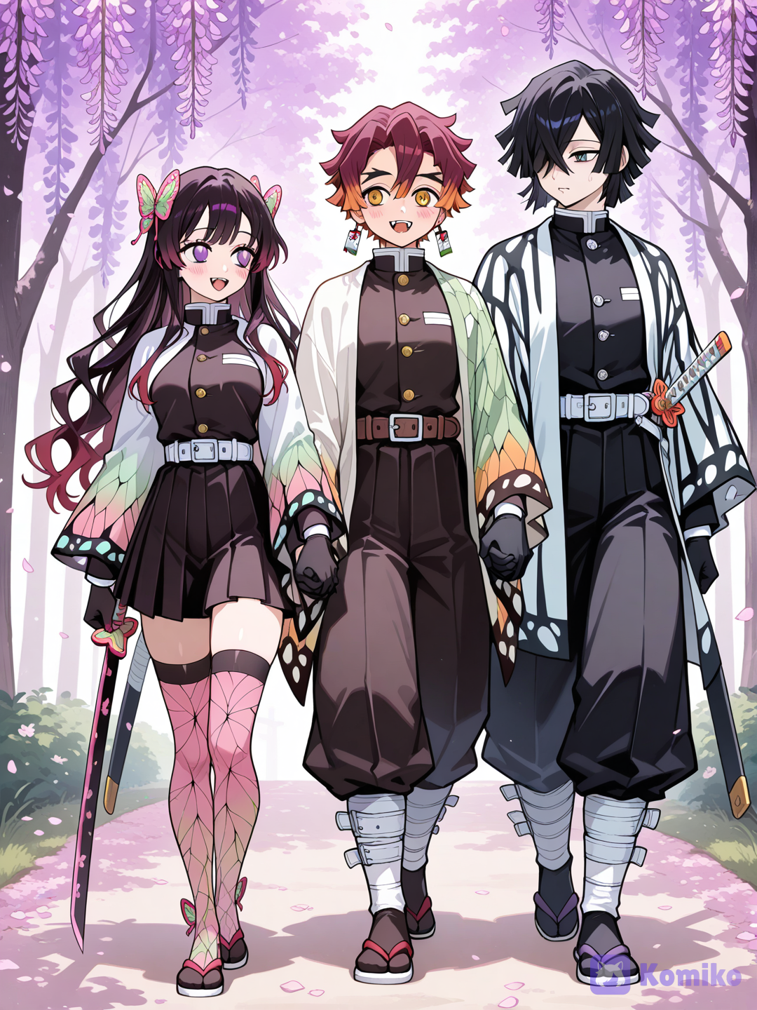 3 new OC's walking together! 