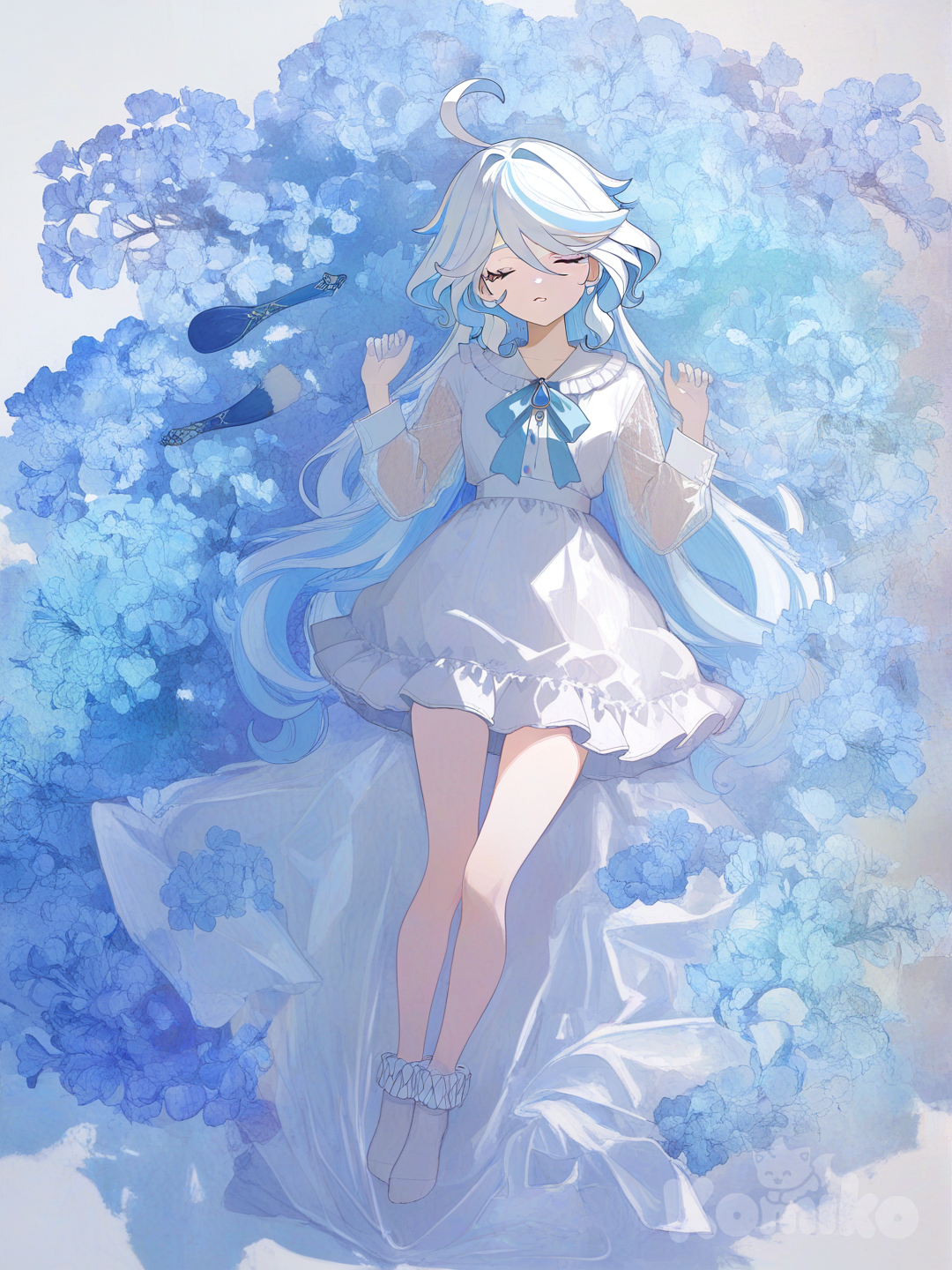 Bed of flowers