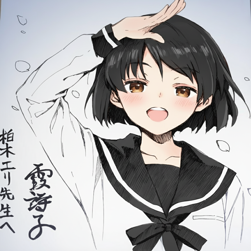 冴えカノ 瑠璃～霞詩子を描く