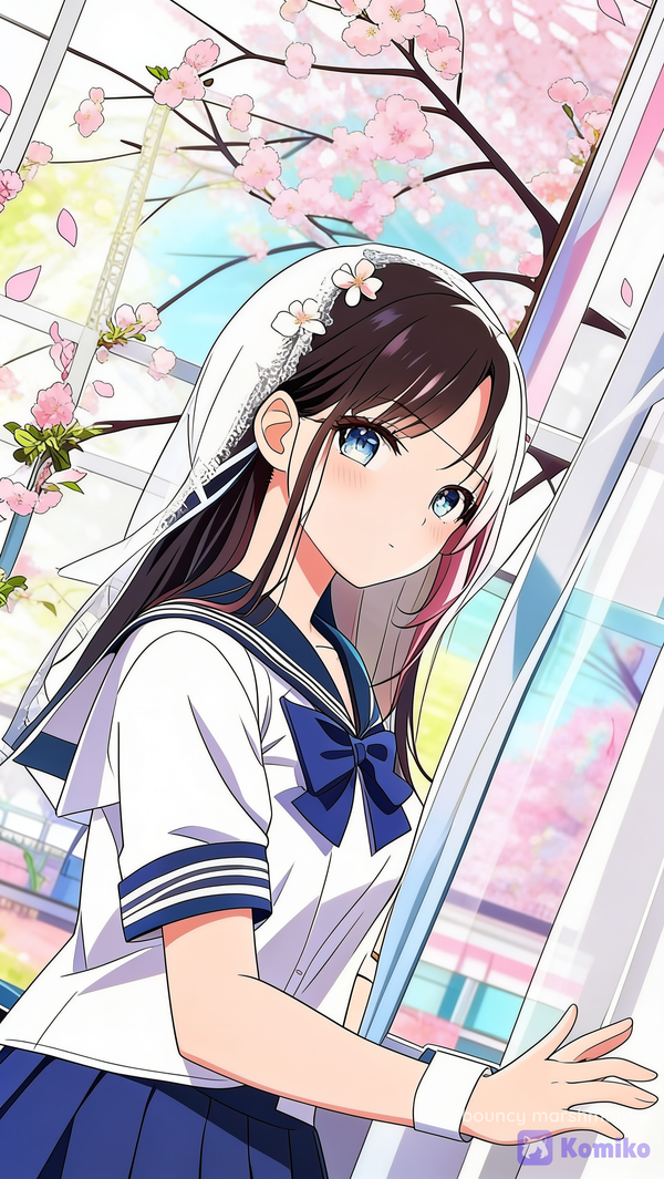 一つセーラー服少女