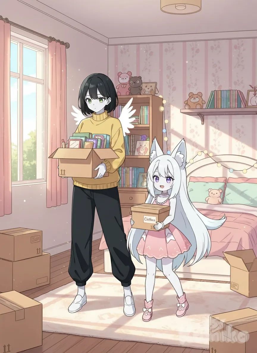 My OCs room cleaning