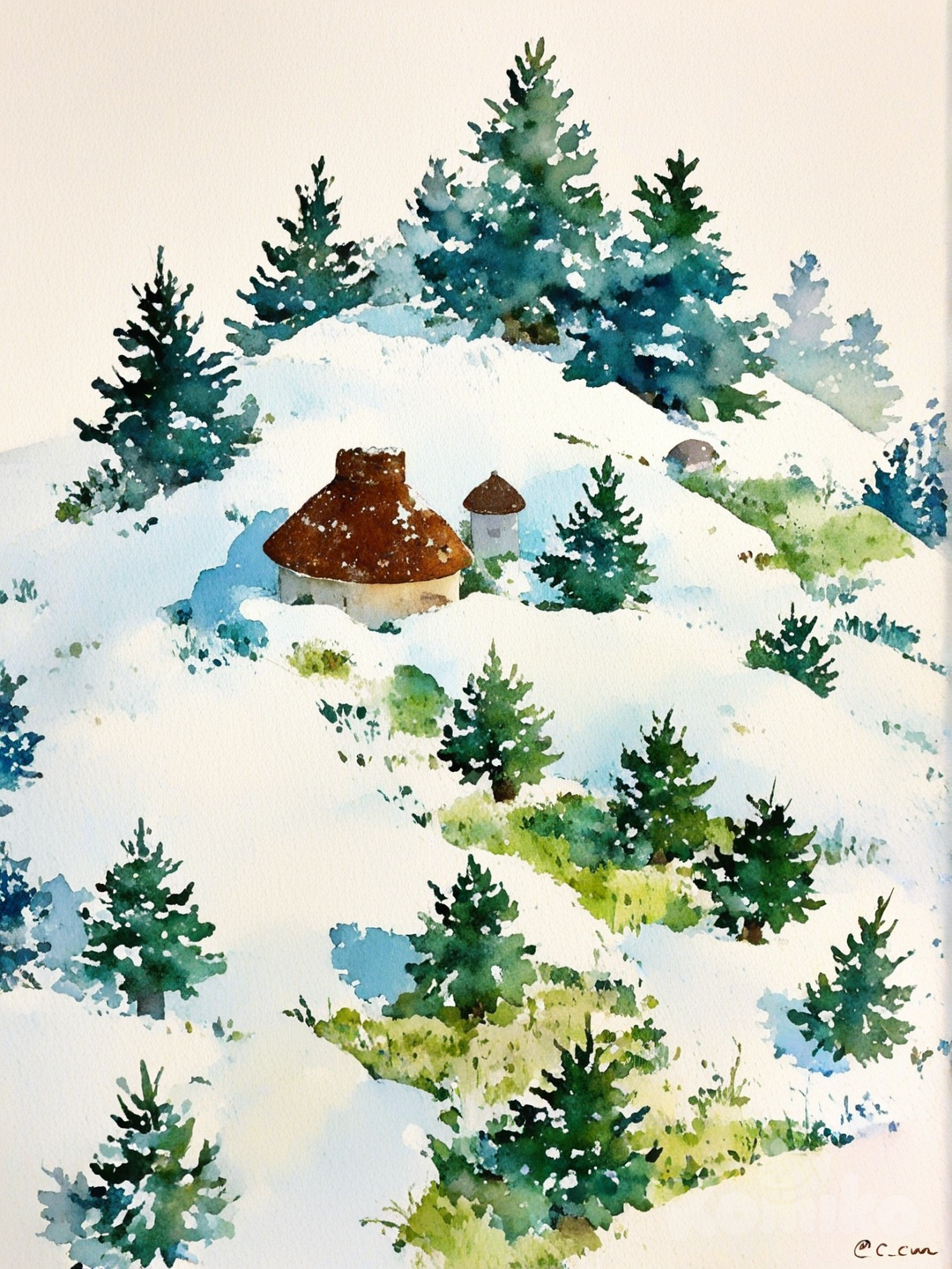 Paisaje nevado
