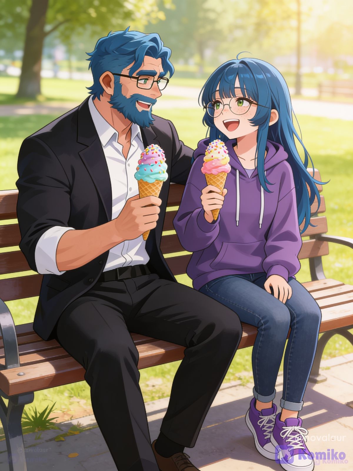 Dad & Daughter Outing 🍦