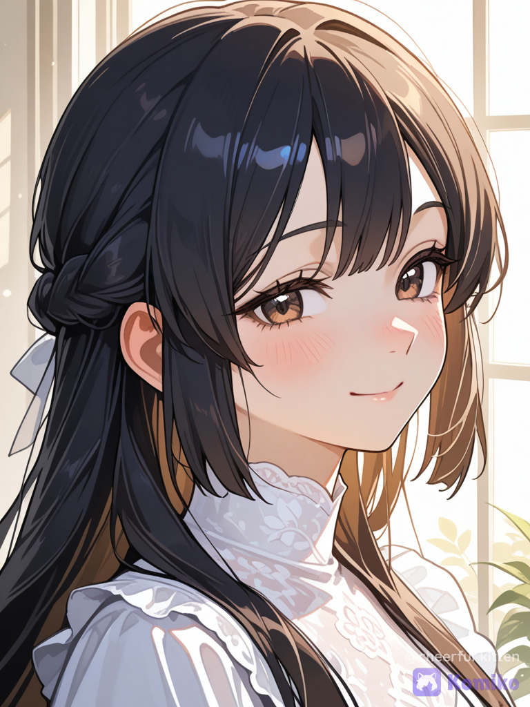 Behind Those Warm Eyes or A Ribbon in the Wind