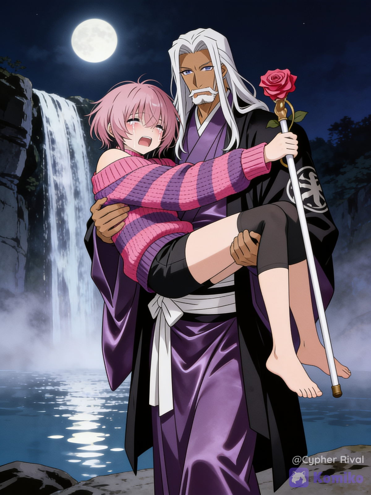 Moonlit Carry 🌕🌹
