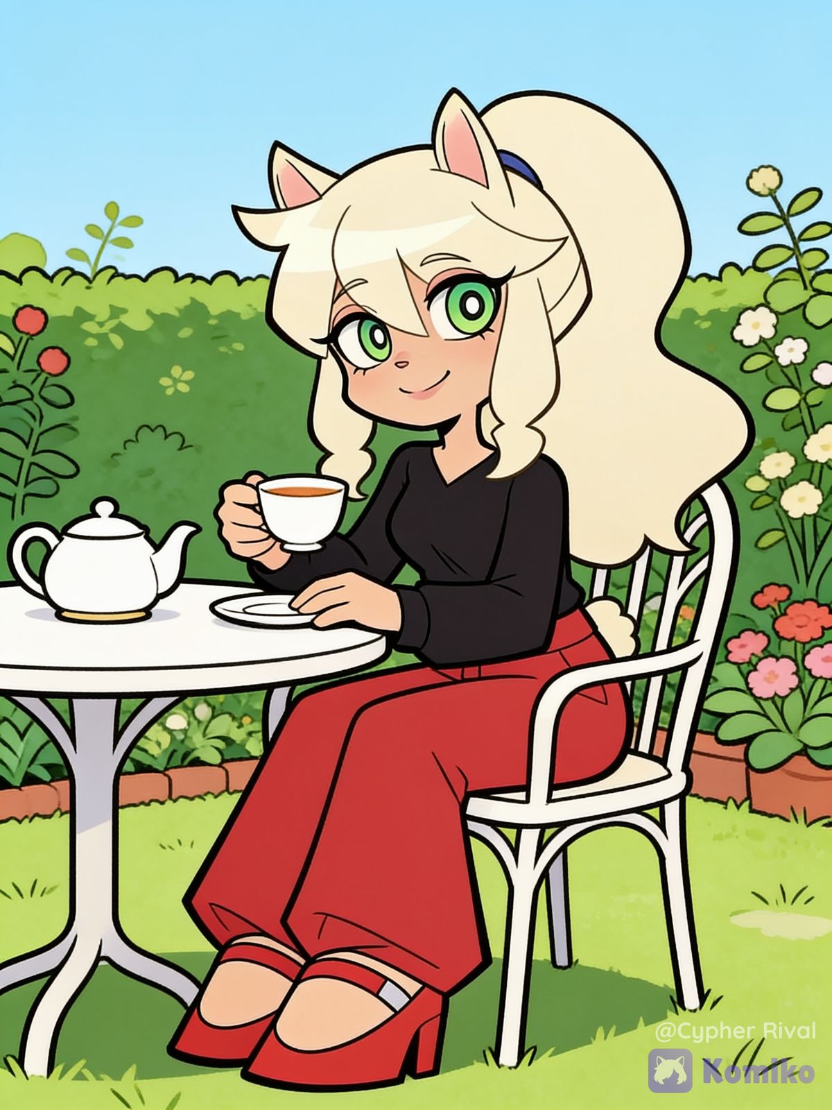 Elena's Garden Tea Vibes ☕🌿