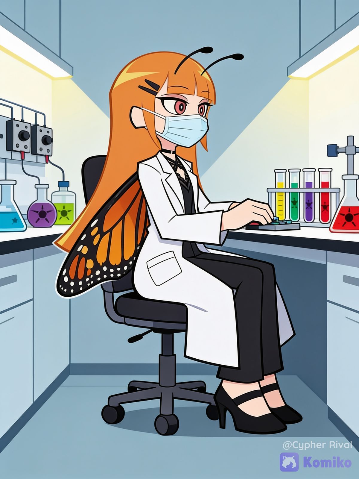 Clementine’s Lab Vibes 🦋🧪