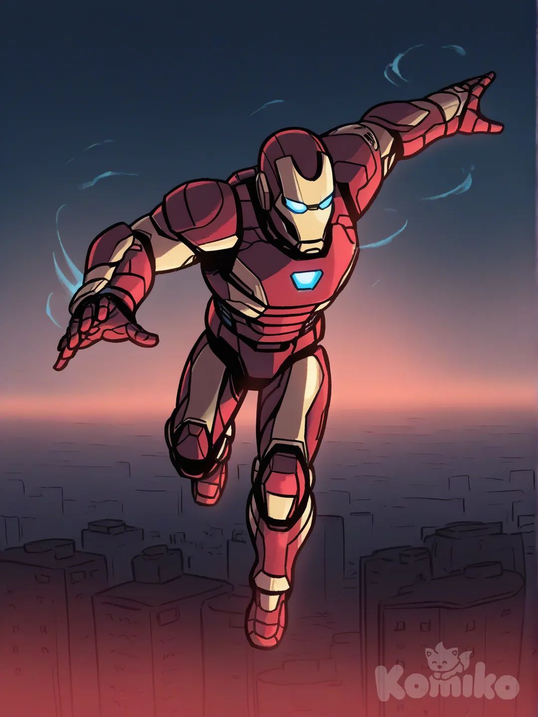 Iron Man, [helltalker-style]