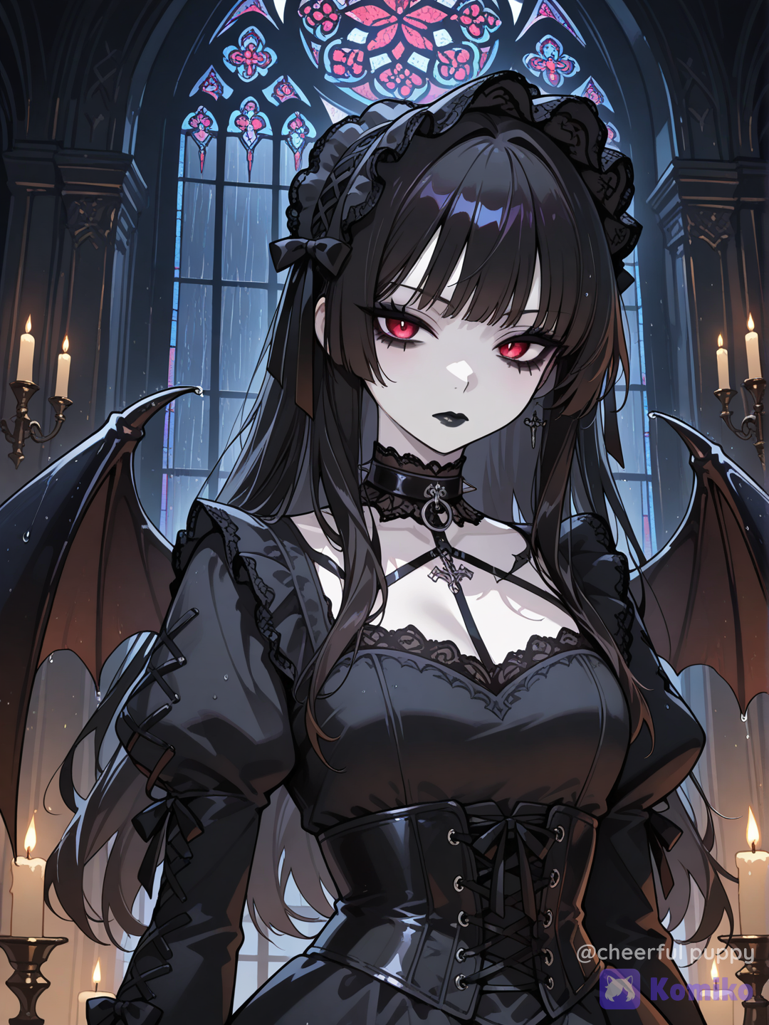 Goth Cathedral Girl