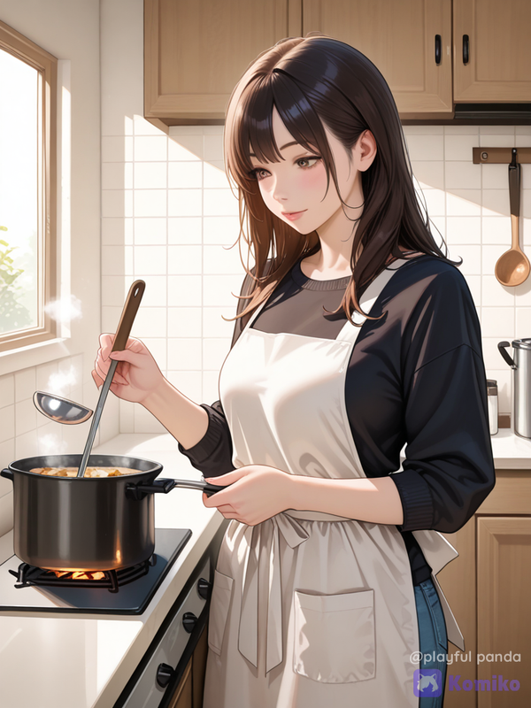Kitchen woman