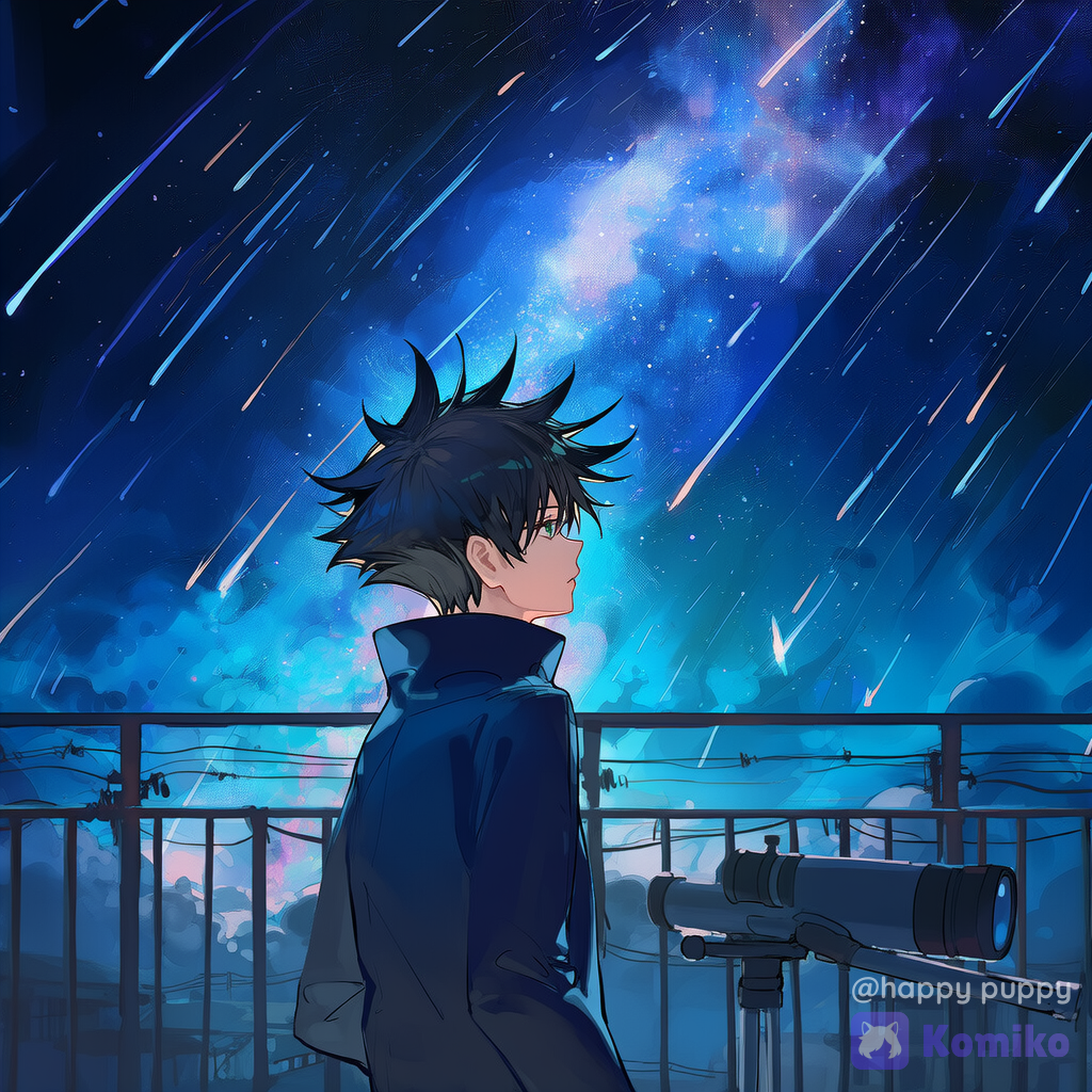 Megumi and the astronomy club (suggested by his older sister)